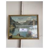 Picture with thermometer 8 in 8 in 8 inches by 1