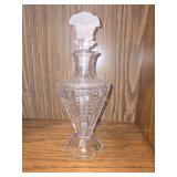 10' fenton Art deco Art Deco glass decanter not