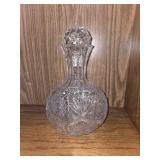 10' Letting the crystal decanter not original