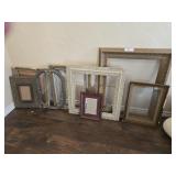 9 Assorted picture frames