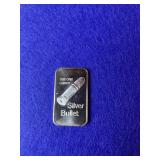 1 Oz Fine Silver bar (Silver Bullet)