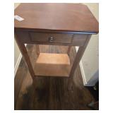 Oak oak table with drawer 30 x 18 x 14