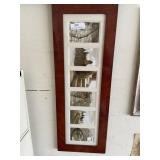 Wooden photo holder 32 inches X 12 in