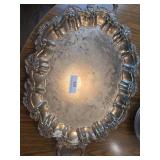 Beautiful International Silver Plate heavy tray
