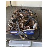 Large  assorted box of electrical cords &