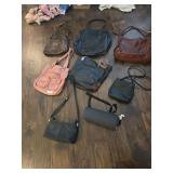 7 Purses - Most leather