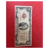 1928 D $2.00 Dollar Bill