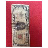 1963 $5.00 Dollar Bill