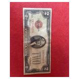 1928 D $2.00 Dollar Bill