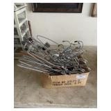 Large lot of clothes hangers