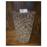 Beautiful Lead Crystal Vase 9' x 6'
