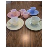 Vintage Hazel Atlas 10 pc childs tea set