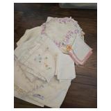 Crochet and hand embroidered items