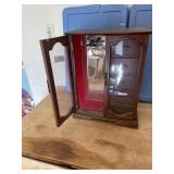 Two-door curio cabinet