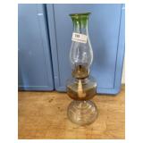 Antique kerosene lamp 17 in x 5 inch x 5 in round