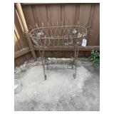 Wrought iron plant stand 33x31 wrought iron p