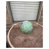 7 in ceramic table ball decoration