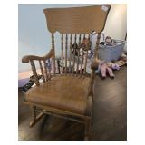 Oak rocking chair super nice