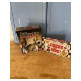 Murder mystery game & a chess set