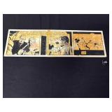 1950s Original Comic Art "The Saint" Daily Strips