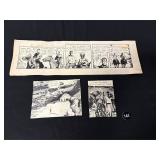 Original Comic Art "The Saint" Daily Strips