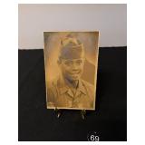 Young Soldier, Studio Theater Military Photo