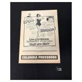 1960 Fast & Sexy Pressbook