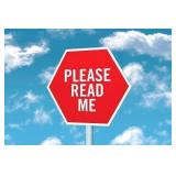 PLEASE READ: Pick Up