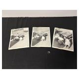 Children Playing behind a Crate, 3 Photos