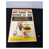 1967 Beaver High School Basketball Poster