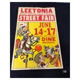 Leetonia Street Fair Poster