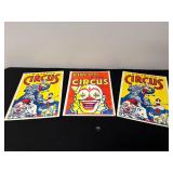 3 Vintage Circus Poster