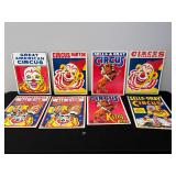 8 Vintage Circus Posters