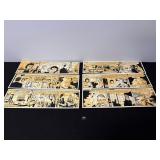6 1950sOriginal Comic Art "The Saint" Daily Strips
