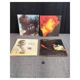 4 Jimi Hendrix Record Albums