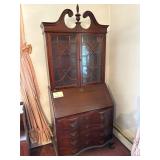 Mahogany Secretary Hutch