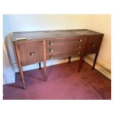 Vintage Huntboard w Brass Pulls