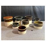Vintage Crock Stoneware Lot 2- 8 2 Toned