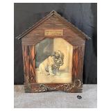 c1910 Vincent Colby Print in Doghouse Frame