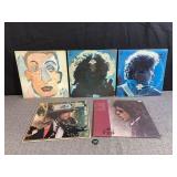 5 Bob Dylan Record albums