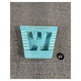 Westinghouse Blue Ceramic Ashtray