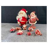 Collection of Vintage Santas