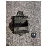 Wilton Wall Mount Cast Iron Match Holder