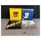 4 Steve Miller Band, Bad Company Record Albums