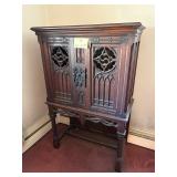 c1920s Gothic Hall Cabinet