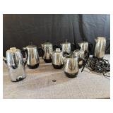 11 Coffeemakers, 10 Farberware 1 Sunbeam