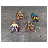 4 Masters of The Universe Heman Action Figures