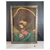 Marcos Amaro Black Velvet Bandito Painting