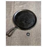 Unmarked Round Cast Iron Griddle
