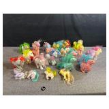 Collection of G1 1980s My Little Pony Toys
